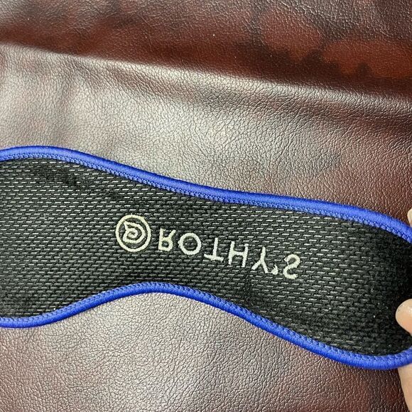 Rothy’s The Point black with blue trim flats, size 9.5 - Picture 6 of 10